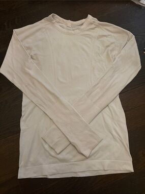 Tkeq White Long-Sleeve Muscle Tee